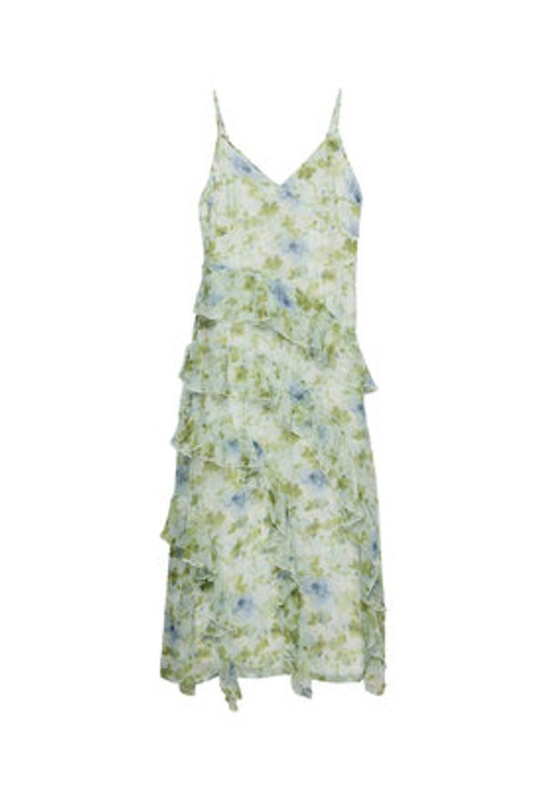 Vero Moda Sukienka wieczorowa Smilla 10346307 Turkusowy Regular Fit. Kolor: turkusowy. Materiał: syntetyk. Styl: wizytowy