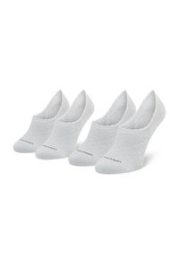 Calvin Klein Zestaw 2 par stopek damskich 701218787 Biały. Kolor: biały. Materiał: materiał