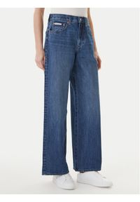 Calvin Klein Jeans Jeansy LV047F727G Granatowy Wide Leg. Kolor: niebieski #1