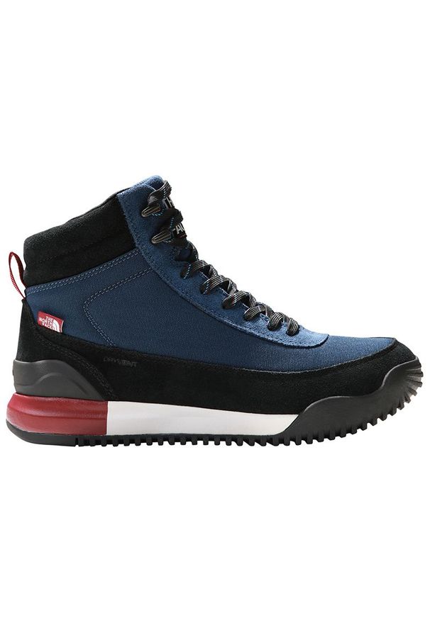 Buty The North Face Back-To-Berkeley Textile III 0A5G2YMG71 - granatowe. Okazja: na co dzień. Kolor: niebieski. Materiał: zamsz, nylon, guma. Szerokość cholewki: normalna. Sezon: zima. Styl: klasyczny, casual