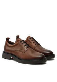 TOMMY HILFIGER - Tommy Hilfiger Półbuty Comfort Lwt Lth Shoe FM0FM05172 Brązowy. Kolor: brązowy. Materiał: skóra #6