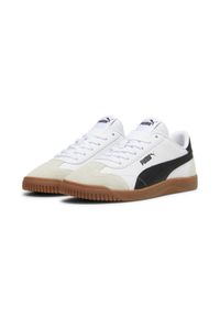 Puma - Sneakersy PUMA Club 5v5 PUMA White Black Vapor Gray. Zapięcie: sznurówki. Kolor: biały, wielokolorowy, czarny, szary. Materiał: guma, skóra, tkanina, zamsz, materiał, syntetyk. Szerokość cholewki: normalna. Sport: turystyka piesza