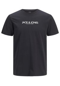 Jack & Jones - Jack&Jones T-Shirt Blagabriel 12188739 Czarny Regular Fit. Kolor: czarny