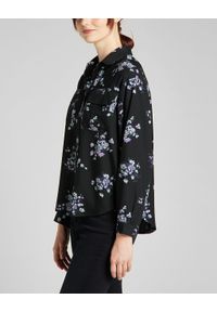 Lee - LEE FLORAL BLOUSE DAMSKA KOSZULA DŁUGI RĘKAW BLACK L49UXM01 112140185. Długość rękawa: długi rękaw. Długość: długie