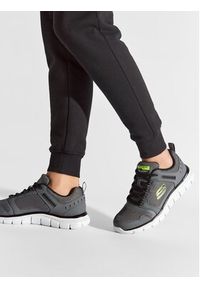 skechers - Skechers Sneakersy Knockhill 232001/CCBK Szary. Kolor: szary. Materiał: materiał #4