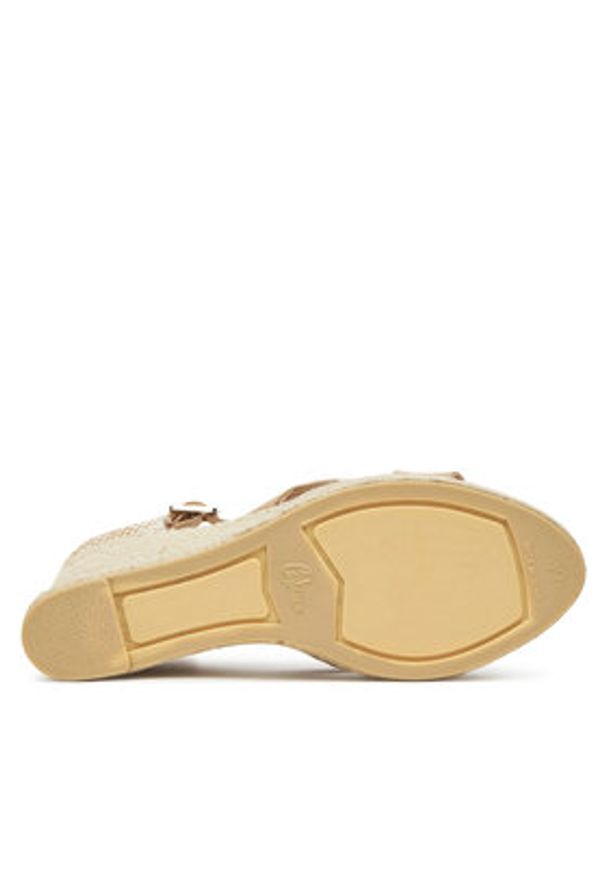 Castañer Espadryle Bruna/8ED/002 025536 Beżowy. Kolor: beżowy. Materiał: materiał