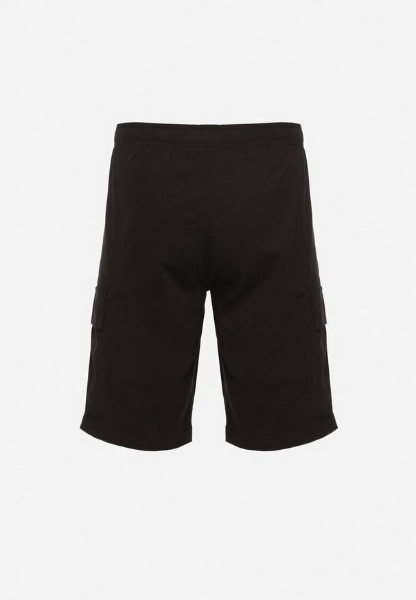 Born2be - Czarne Szorty Cargo z Bawełny Vikiitori. Okazja: na co dzień. Kolor: czarny. Materiał: bawełna. Sezon: lato. Styl: klasyczny, elegancki, casual