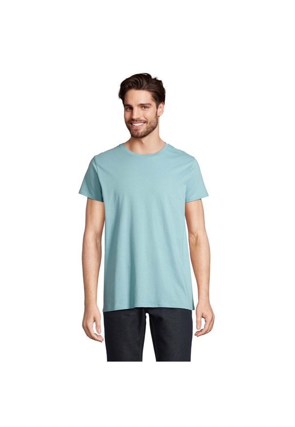 SOL'S - Koszulka Męska Crusader. Kolor: niebieski. Sport: turystyka piesza