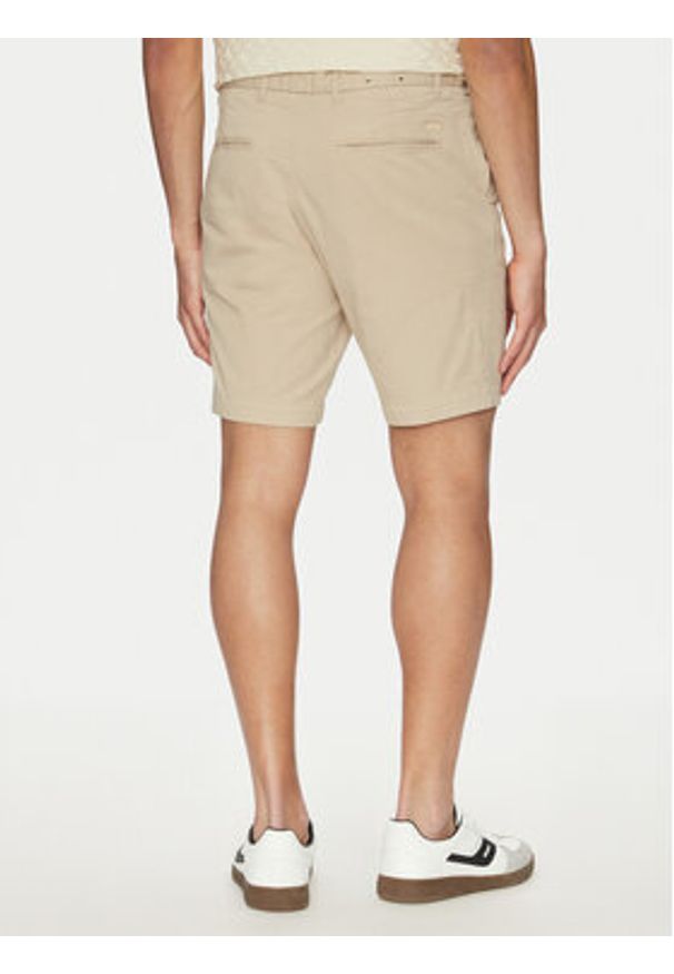 BOSS Szorty materiałowe H-Slice 50540743 Beżowy Regular Fit. Kolor: beżowy. Materiał: bawełna