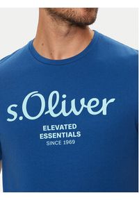 s.Oliver T-Shirt 2139909 Niebieski Regular Fit. Kolor: niebieski. Materiał: bawełna