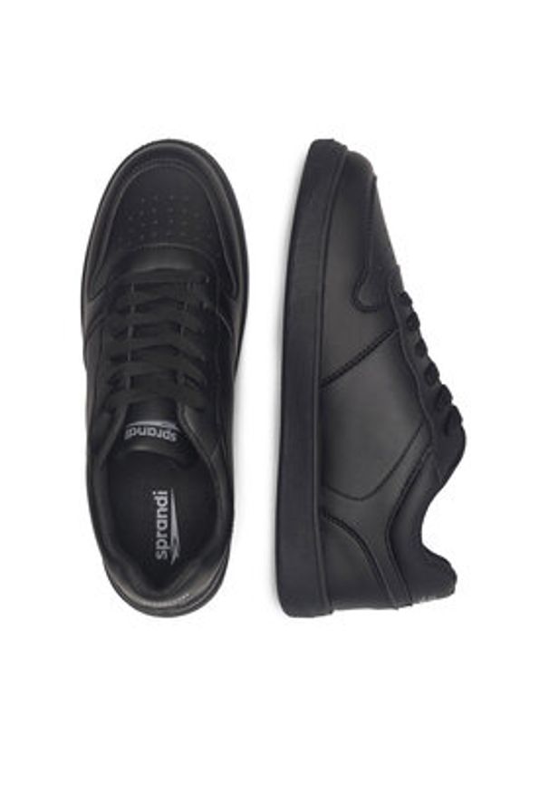 Sprandi Sneakersy MPRS-22M12157 Czarny. Kolor: czarny. Materiał: syntetyk