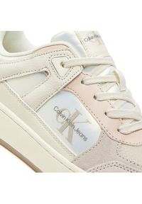 Calvin Klein Jeans Sneakersy Basket Cupsole Low Mix Ml Mtr YW0YW01490 Biały. Kolor: biały #5