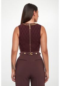 Elisabetta Franchi - Top damski z łańcuchem ELISABETTA FRANCHI #6