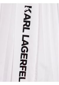 Karl Lagerfeld Kids Sukienka codzienna Z12246 S Biały Relaxed Fit. Okazja: na co dzień. Kolor: biały. Materiał: syntetyk. Typ sukienki: proste. Styl: casual #2