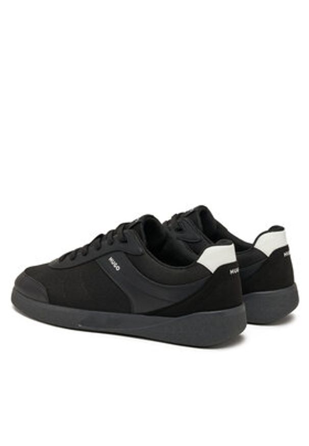Hugo - HUGO Sneakersy Riven 50536302 Czarny. Kolor: czarny. Materiał: skóra