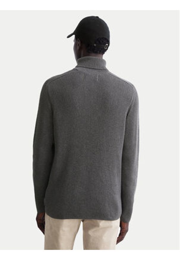 Marc O'Polo Golf M29 5021 60338 Szary Regular Fit. Typ kołnierza: golf, polo. Kolor: szary. Materiał: bawełna