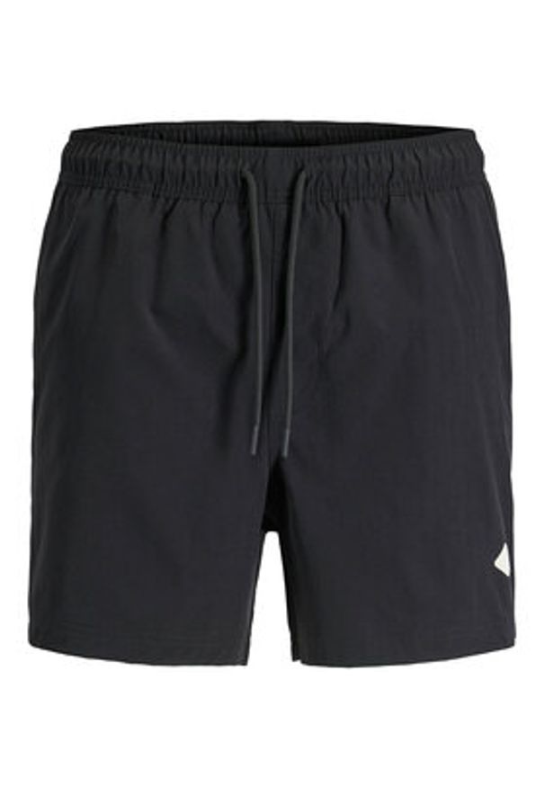 Jack & Jones Szorty kąpielowe Maui Tropic 12291385 Czarny Regular Fit. Kolor: czarny. Materiał: syntetyk