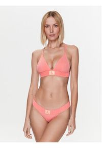 Calvin Klein Swimwear Góra od bikini KW0KW01974 Pomarańczowy. Kolor: pomarańczowy. Materiał: syntetyk #3
