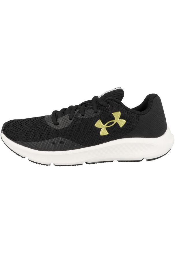 Mężczyźni fitness buty oddychające Under Armour Charged Pursuit 3. Kolor: czarny. Sport: fitness