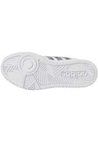 Adidas - Buty adidas Hoops 3.0 ID1115 białe. Okazja: na co dzień. Zapięcie: sznurówki. Kolor: biały. Materiał: syntetyk, skóra. Szerokość cholewki: normalna