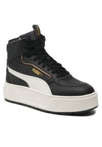 Sneakersy Puma Karmen Rebelle Mid 387213 10 Puma Black/Warm White/Gold. Kolor: czarny. Materiał: skóra #1