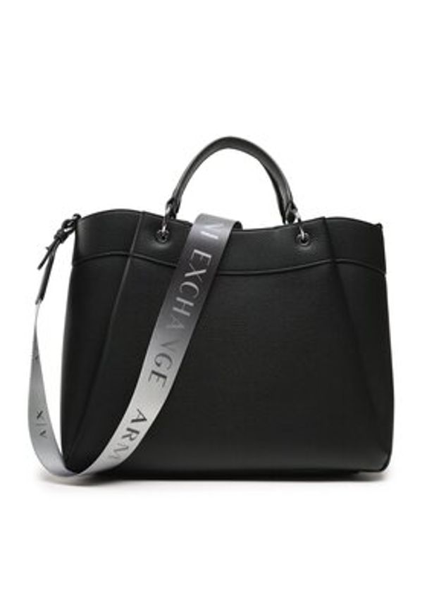 Armani Exchange Torebka 942910 CC783 00020 Czarny. Kolor: czarny. Materiał: skórzane