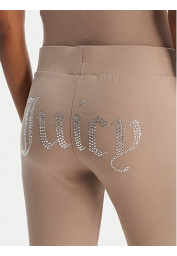 Juicy Couture Spodnie dresowe Christine JCWBJ126309 Beżowy Flared Leg. Kolor: beżowy. Materiał: bawełna