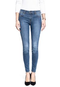 Wrangler - SPODNIE DAMSKIE WRANGLER SKINNY BLUE YOU W28KKR10H #5