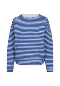 TRESPASS - Koszulka/Bluza Damska Soothing Striped Marl Top. Kolor: niebieski