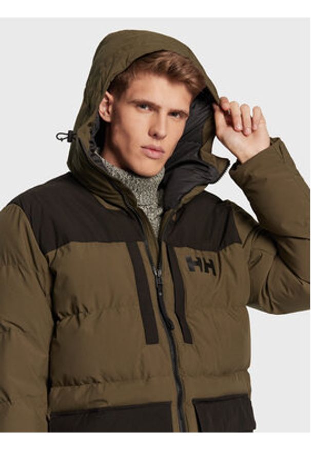 Helly Hansen Kurtka zimowa Patrol 53873 Khaki Regular Fit. Kolor: brązowy. Materiał: syntetyk. Sezon: zima