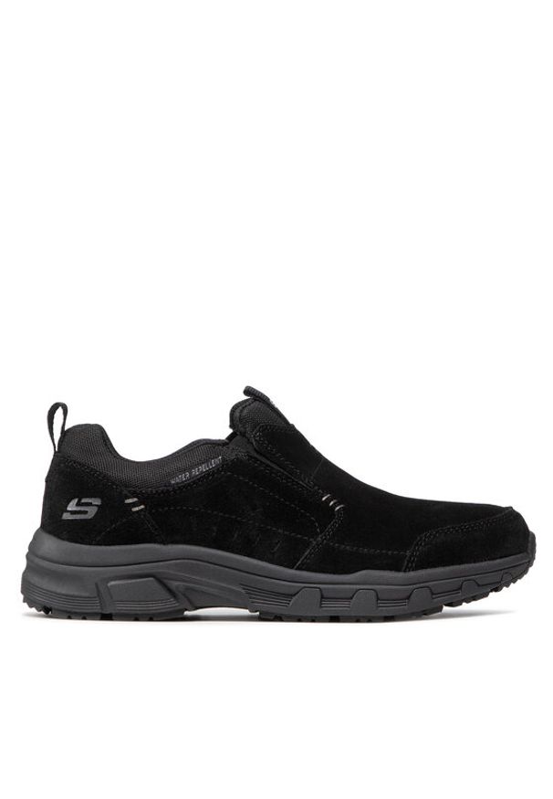 skechers - Skechers Trekkingi Rydock 237282/BBK Czarny. Kolor: czarny. Materiał: zamsz, skóra. Sport: turystyka piesza