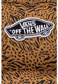 Vans plecak kolor brązowy duży wzorzysty VN0A3UI611D1-GoldenBrow. Kolor: brązowy #5