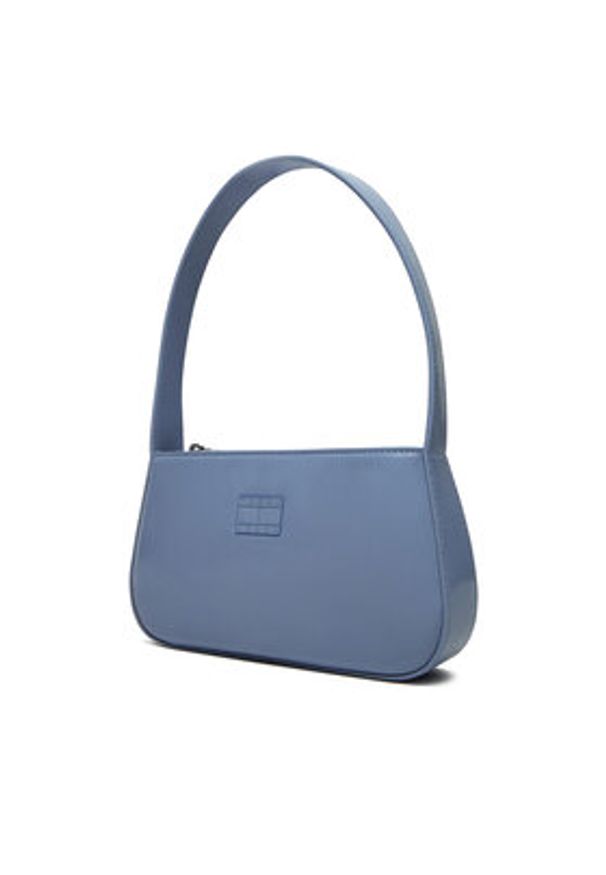 Tommy Jeans Torebka AW0AW16967 Niebieski. Kolor: niebieski. Materiał: skórzane