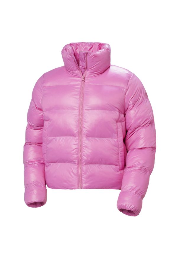Damska kurtka puchowa Helly Hansen Jade. Kolor: różowy. Materiał: puch. Długość: krótkie. Sezon: zima