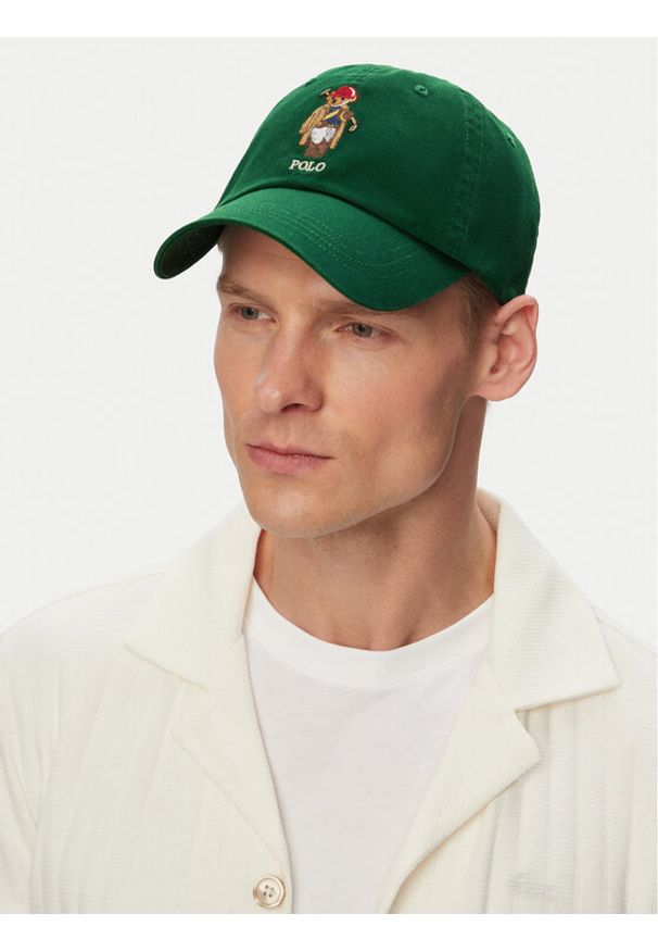 Polo Ralph Lauren Czapka z daszkiem 710A13275001 Zielony. Kolor: zielony. Materiał: bawełna