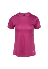 MARTES - Koszulka damska Martes Lady Nalso - różowa, Rozmiar XXXXL. Kolor: różowy. Materiał: tkanina, materiał, poliester, skóra. Sport: fitness #1