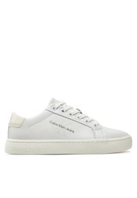 Calvin Klein Jeans Sneakersy Classic Cupsole Laceup YW0YW01269 Biały. Kolor: biały