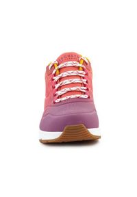 skechers - Buty do chodzenia damskie Skechers Uno Color Waves. Kolor: wielokolorowy, fioletowy. Materiał: tkanina. Szerokość cholewki: normalna. Sport: turystyka piesza