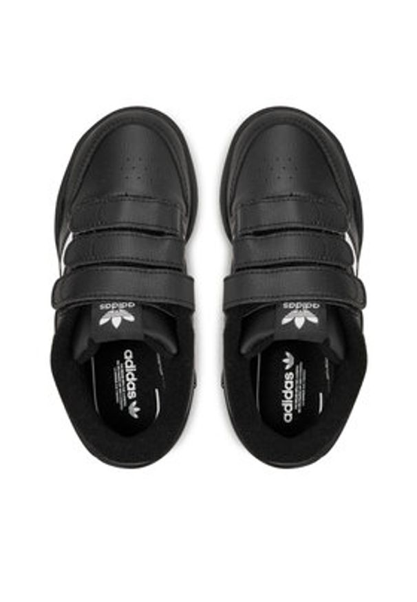 Adidas - adidas Sneakersy Team Court 2 Str Cf C ID6633 Czarny. Kolor: czarny. Materiał: skóra