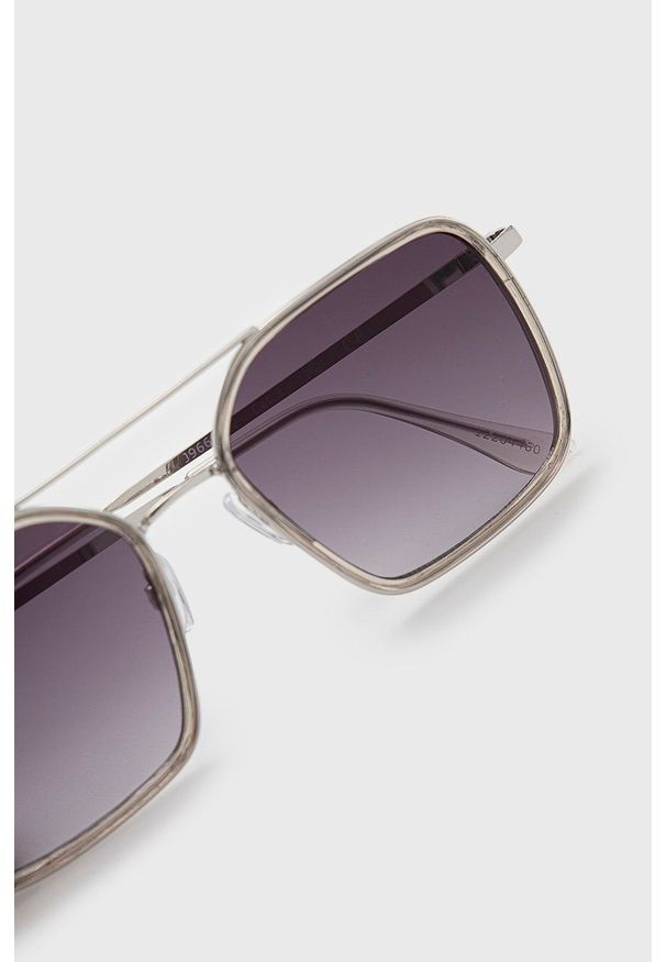 Jack & Jones okulary przeciwsłoneczne męskie kolor szary. Kolor: szary