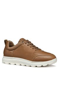 Geox Sneakersy U Spherica U55BYA 00046 C6018 Brązowy. Kolor: brązowy. Materiał: skóra