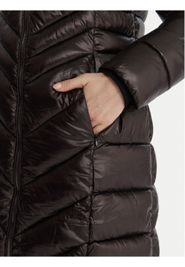 DKNY Kurtka zimowa DLEMPW58 Czarny Slim Fit. Kolor: czarny. Materiał: syntetyk. Sezon: zima