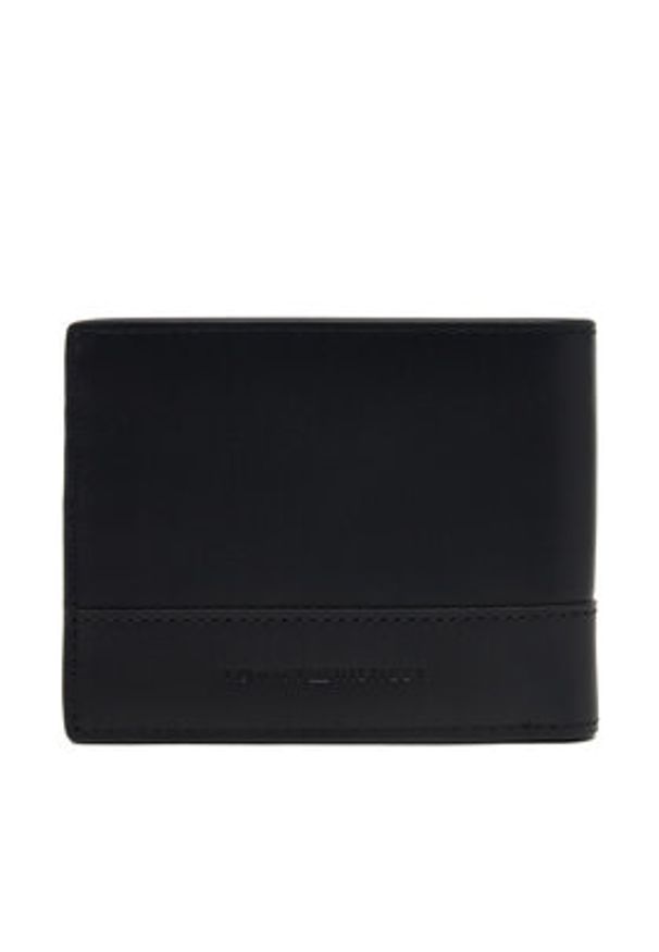 TOMMY HILFIGER - Tommy Hilfiger Portfel Th Corp Mini Cc Wallet AM0AM13244 Czarny. Kolor: czarny. Materiał: skóra