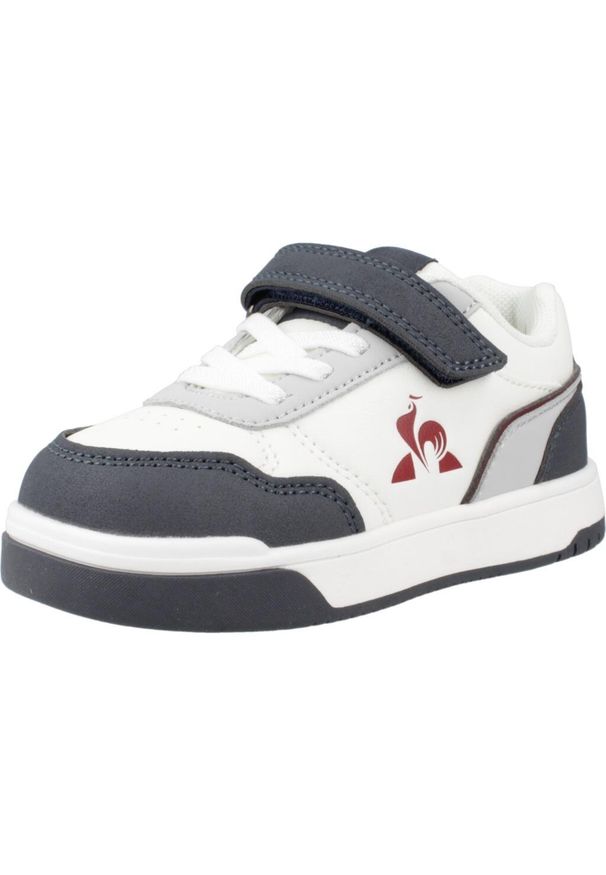 Trenerzy dla chłopców Le Coq Sportif Court Breaker. Kolor: biały. Materiał: skóra, syntetyk