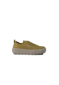 Buty do chodzenia damskie Fila Potenza. Zapięcie: sznurówki. Kolor: zielony. Materiał: materiał, tkanina, syntetyk. Szerokość cholewki: normalna. Sport: turystyka piesza