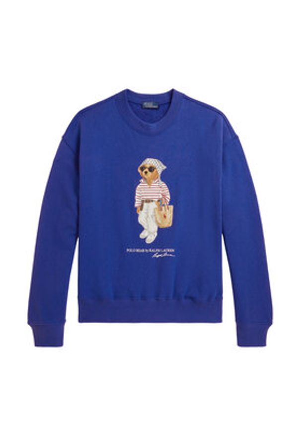 Polo Ralph Lauren Bluza 211A12730001 Niebieski Regular Fit. Typ kołnierza: polo. Kolor: niebieski. Materiał: bawełna