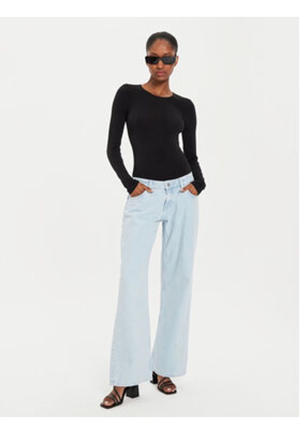 Wolford Body Berlin 75087 Czarny Slim Fit. Kolor: czarny. Materiał: bawełna