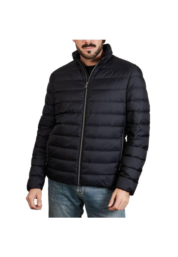 Geox - Kurtka GEOX M DERECK SHORT JACKE Niebieski. Kolor: niebieski. Materiał: tkanina