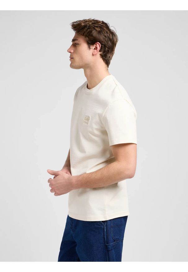 Lee - MESKA KOSZULKA LEE WW ESSENTIAL TEE ECRU 112370486
