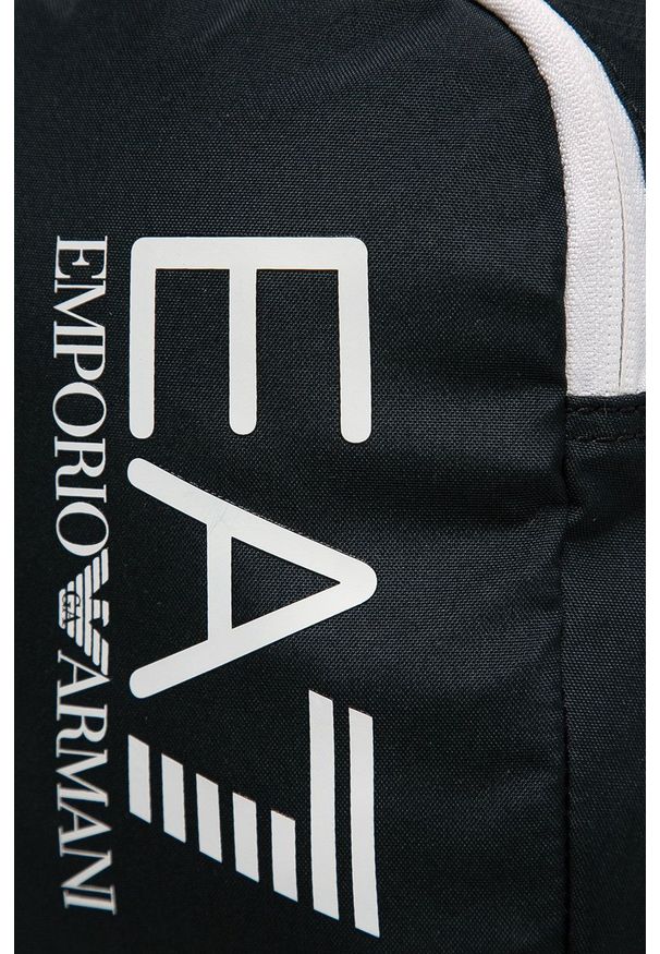 EA7 Emporio Armani - Torba. Kolor: niebieski. Wzór: nadruk